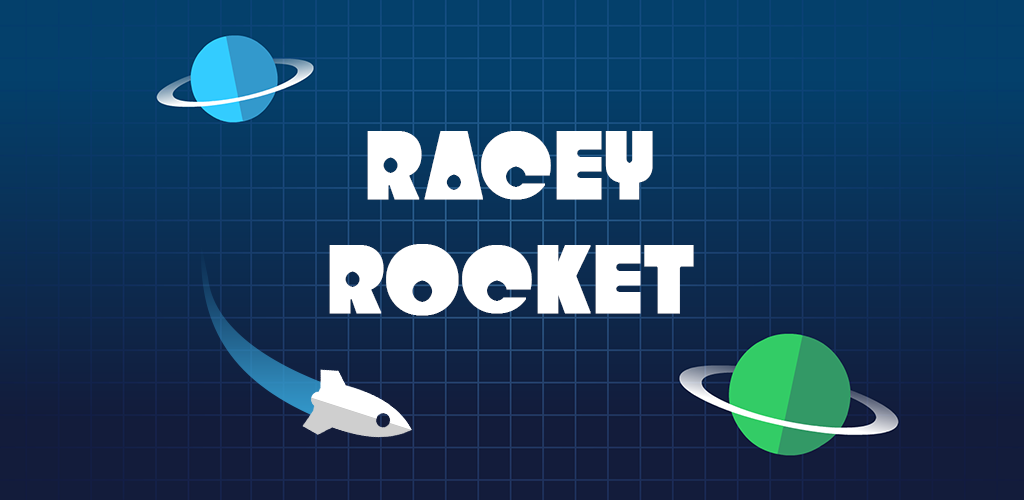Banner of Racey Rocket: アーケード スペース ラック 