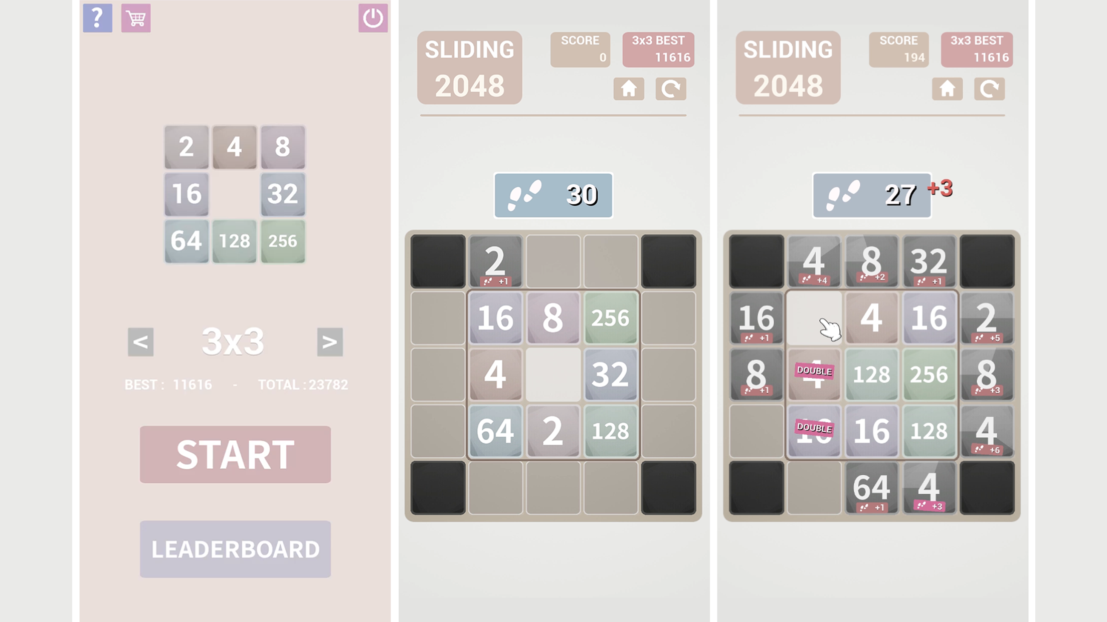 Sliding 2048 Game Screenshot