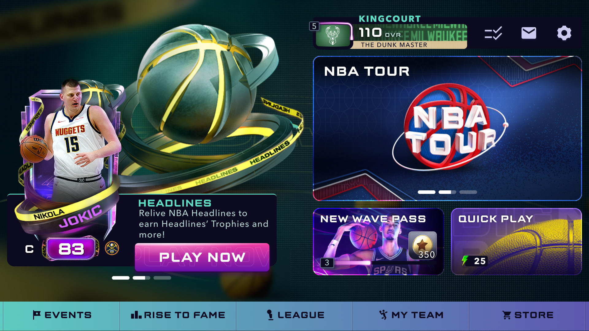 EA SPORTS™NBA Live Mobile Beta Game Screenshot