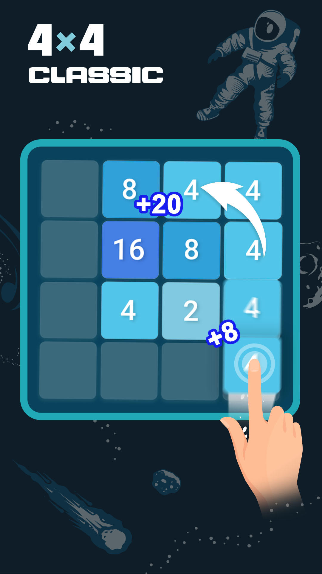 Screenshot 1 of APS 2048: Trò chơi xếp số 1.0.5