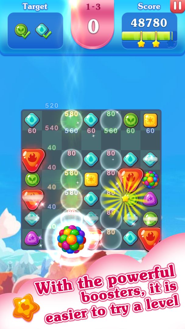 Sweet Splash Match 3 screenshot game