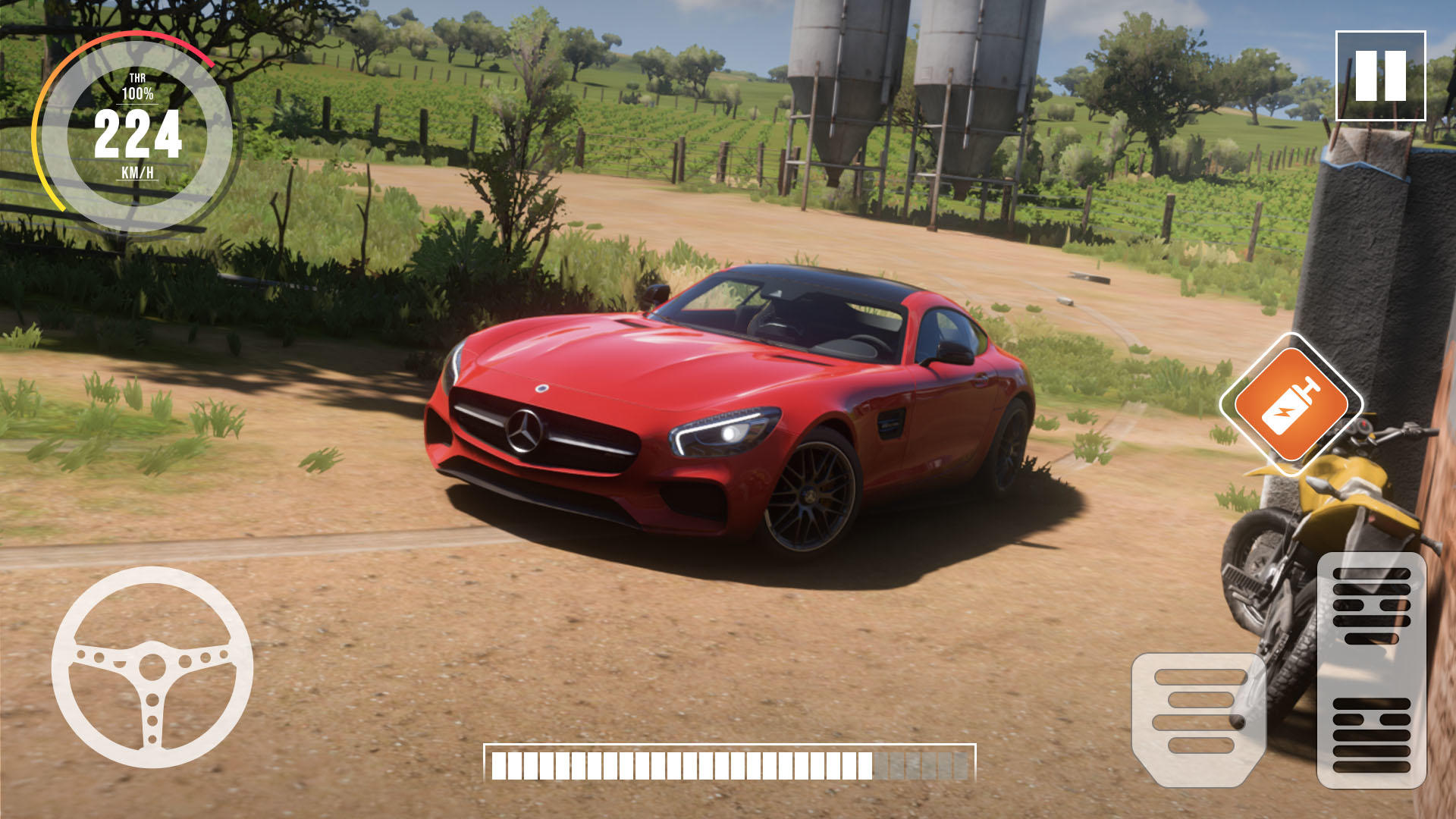 Cuplikan Layar Game Car Mercedes Benz GT Simulator