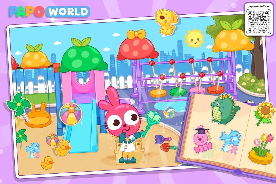 Papo Town: Baby Nursery Game Screenshot