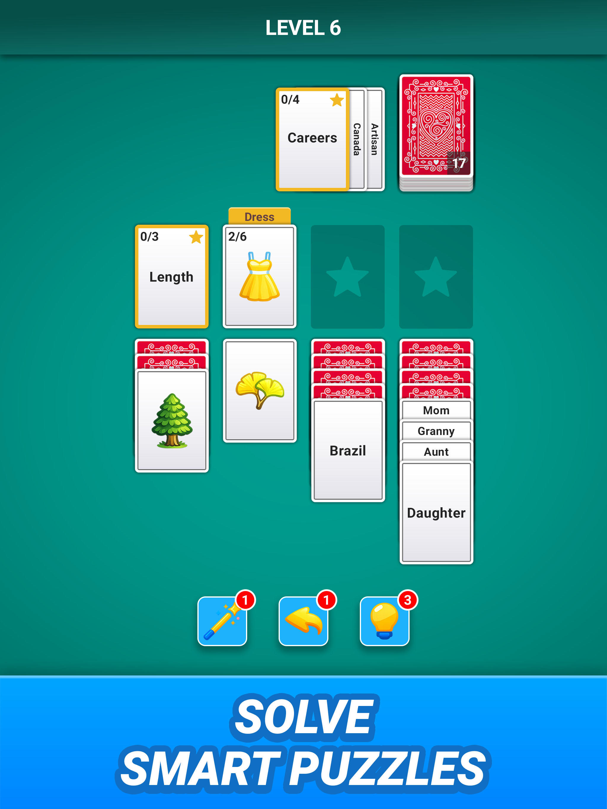 Word Solitaire Associations Game Screenshot