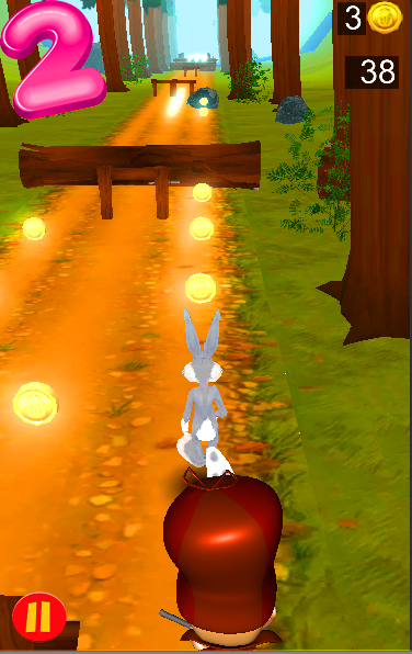 Looney World Toons Tour Dash Game Screenshot