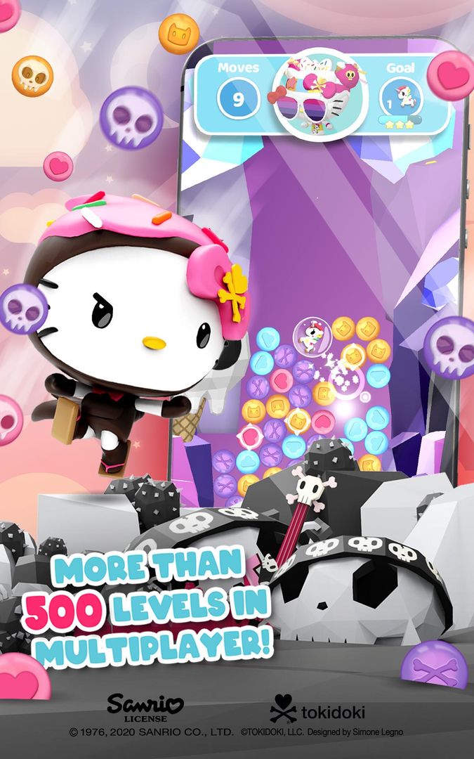 Screenshot of Globematcher feat. tokidoki x Hello Kitty
