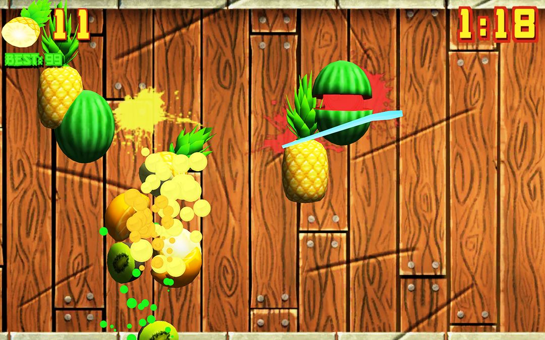 Fruity Slicer ภาพหน้าจอเกม