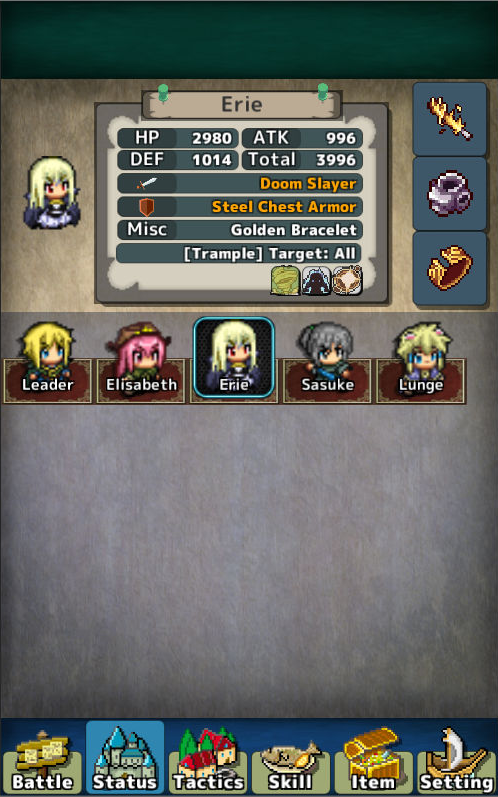 BattleDNA [AutoBattle RPG] Game Screenshot