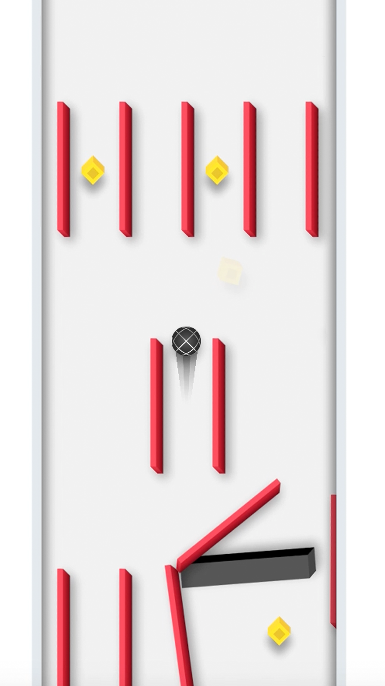 Color Bump 3D Balls - Avoid Red Balls Game Screenshot