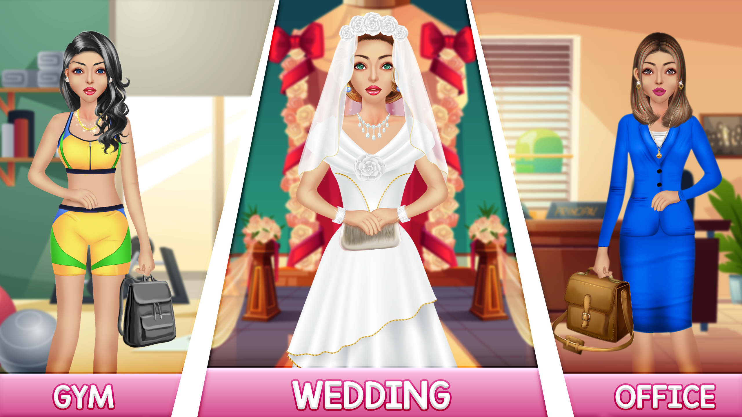 Girls Makeup Games: Fashion Up ภาพหน้าจอเกม