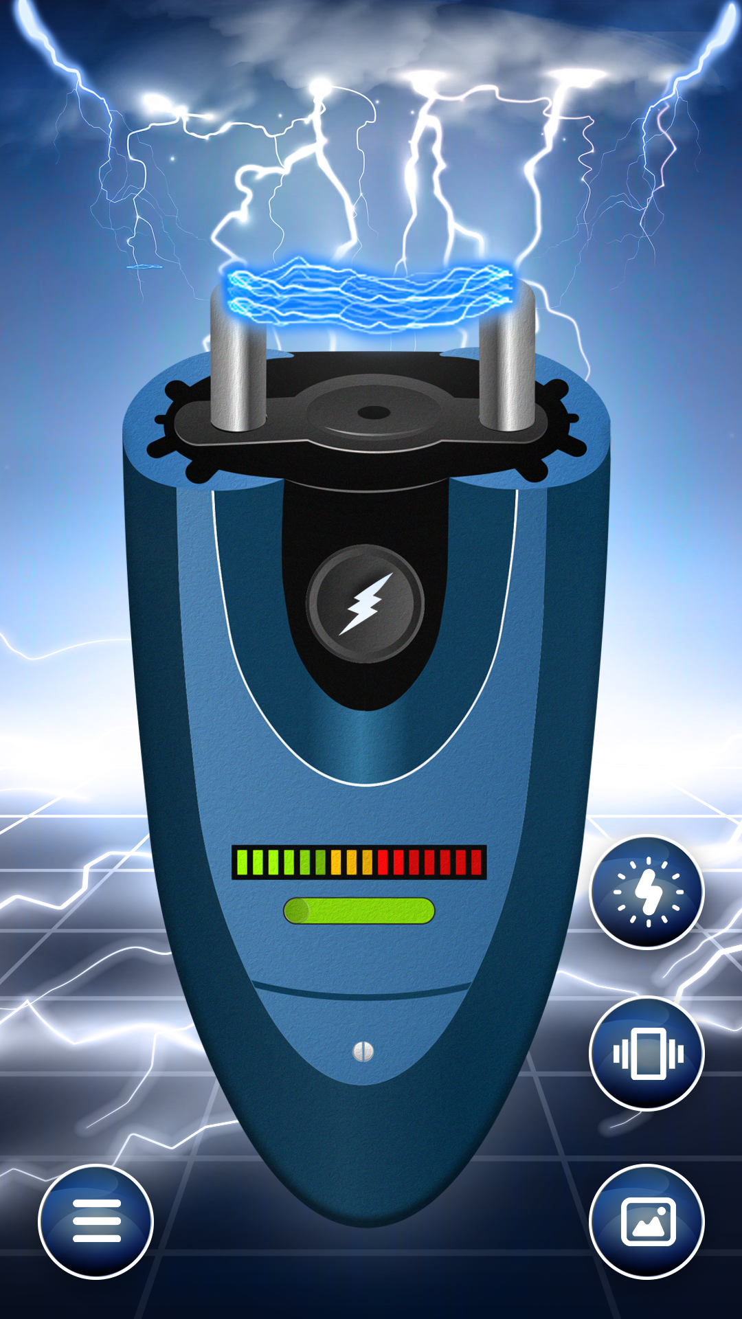 Stun Gun Shock Taser Simulator Game Screenshot