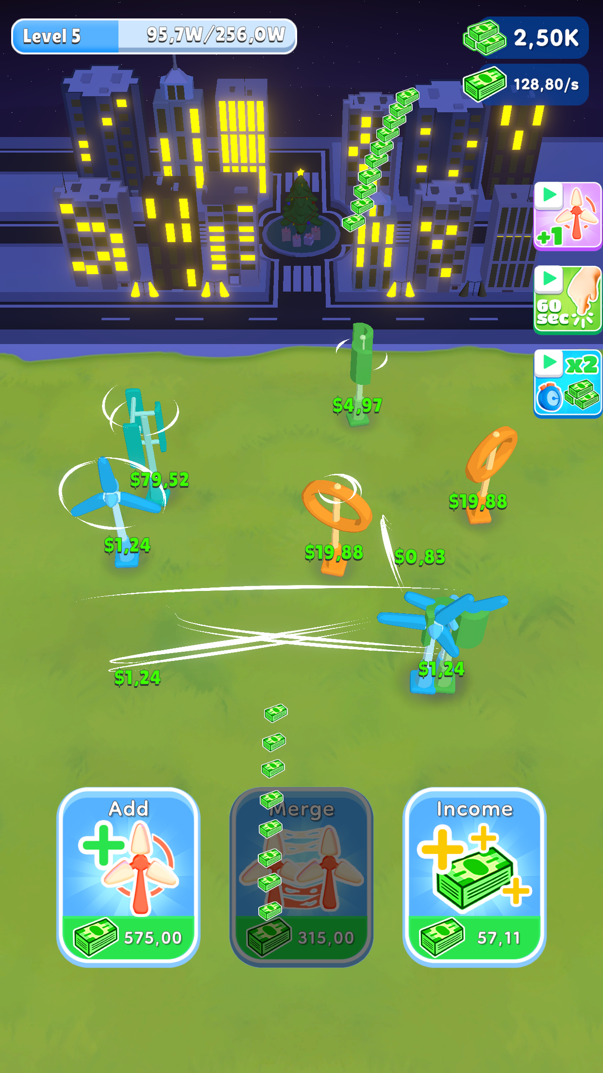 Wind Energy Idle ภาพหน้าจอเกม