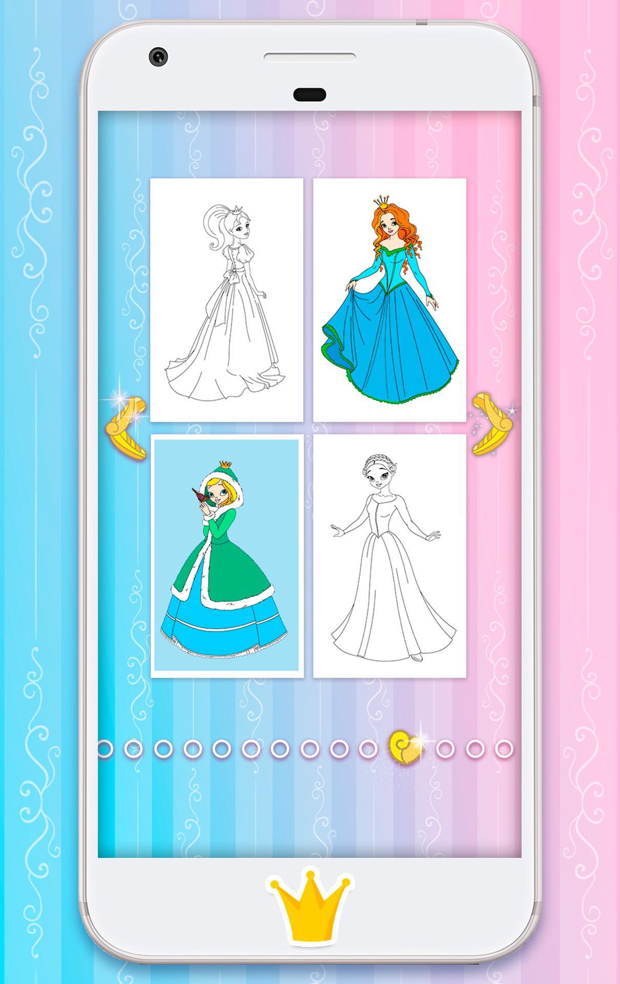 Ảnh chụp màn hình Princess Coloring Pages