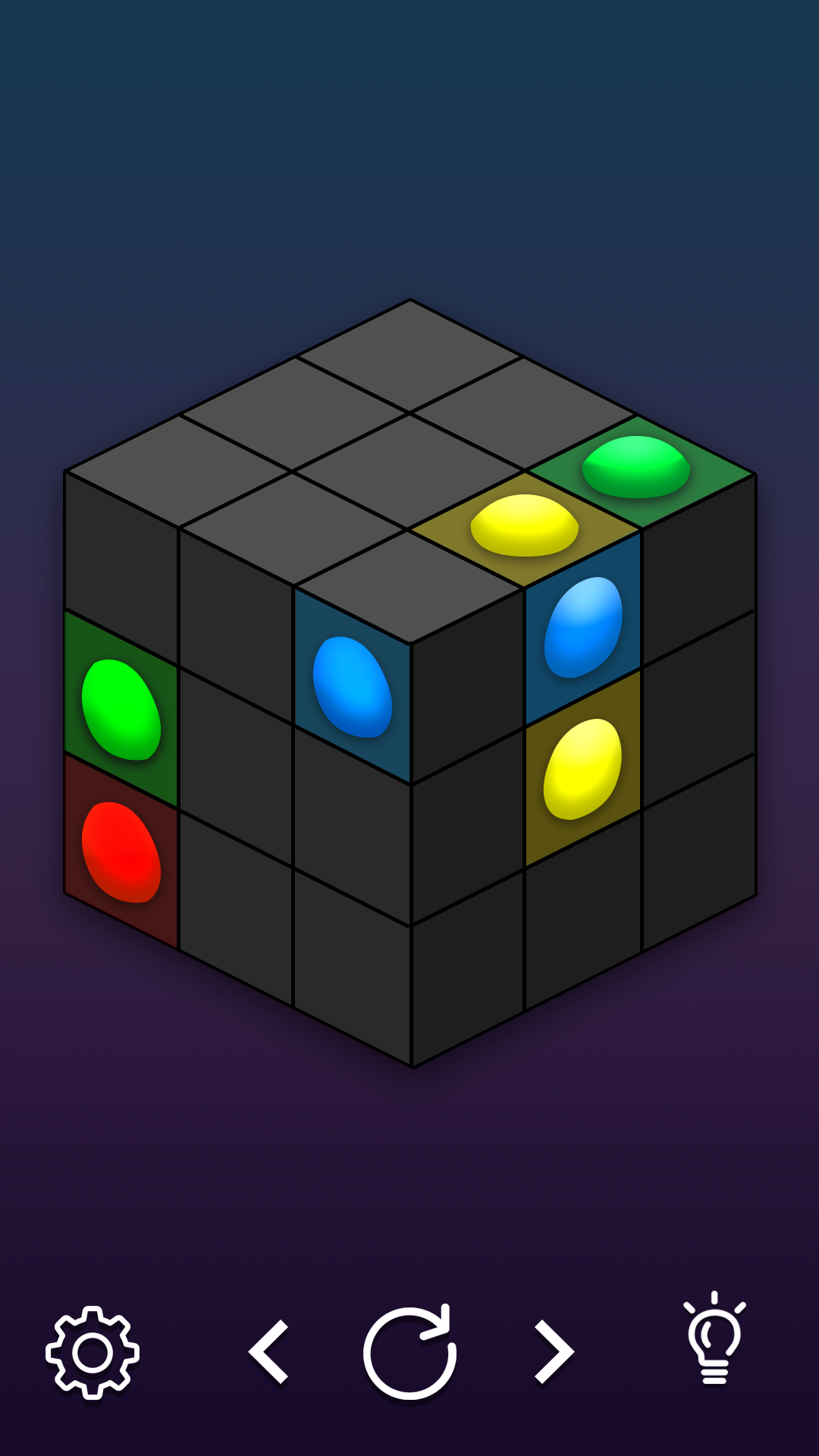 Cube connect Game Screenshot