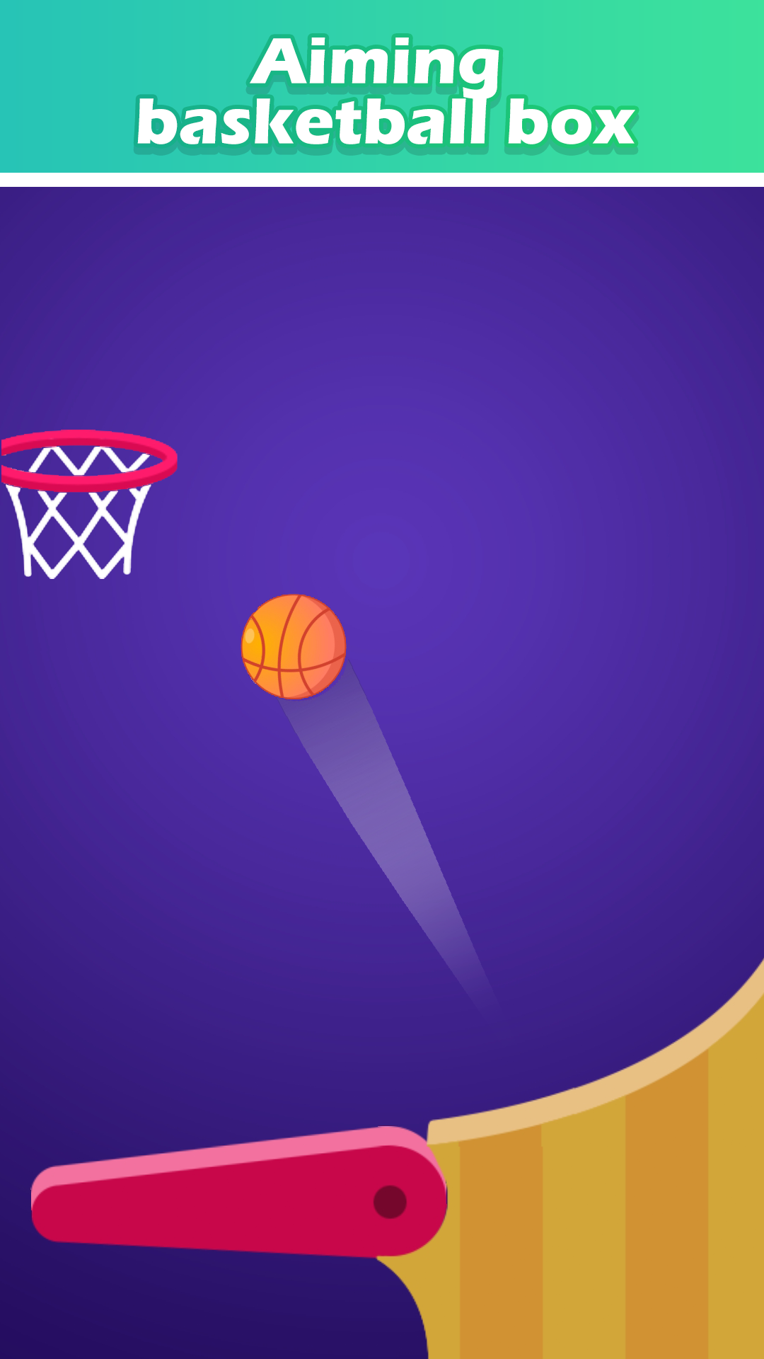 Screenshot 1 of Flipper Shoot Dunk - Game Bola Basket Kasual Gratis 1.1