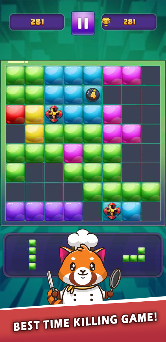 Cuplikan Layar Game Block Puzzle Candy