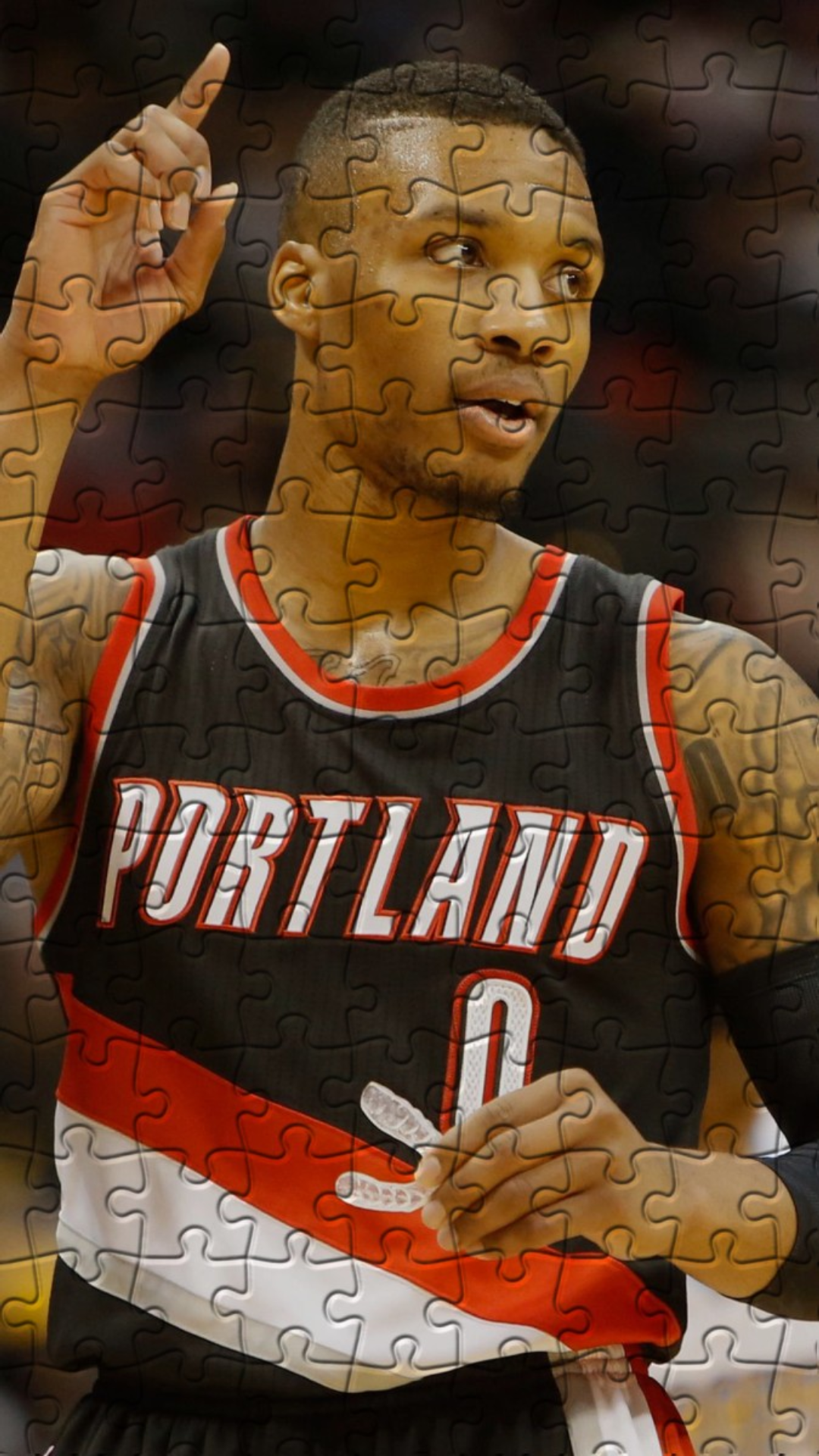 Damian Lillard Puzzles Game Screenshot