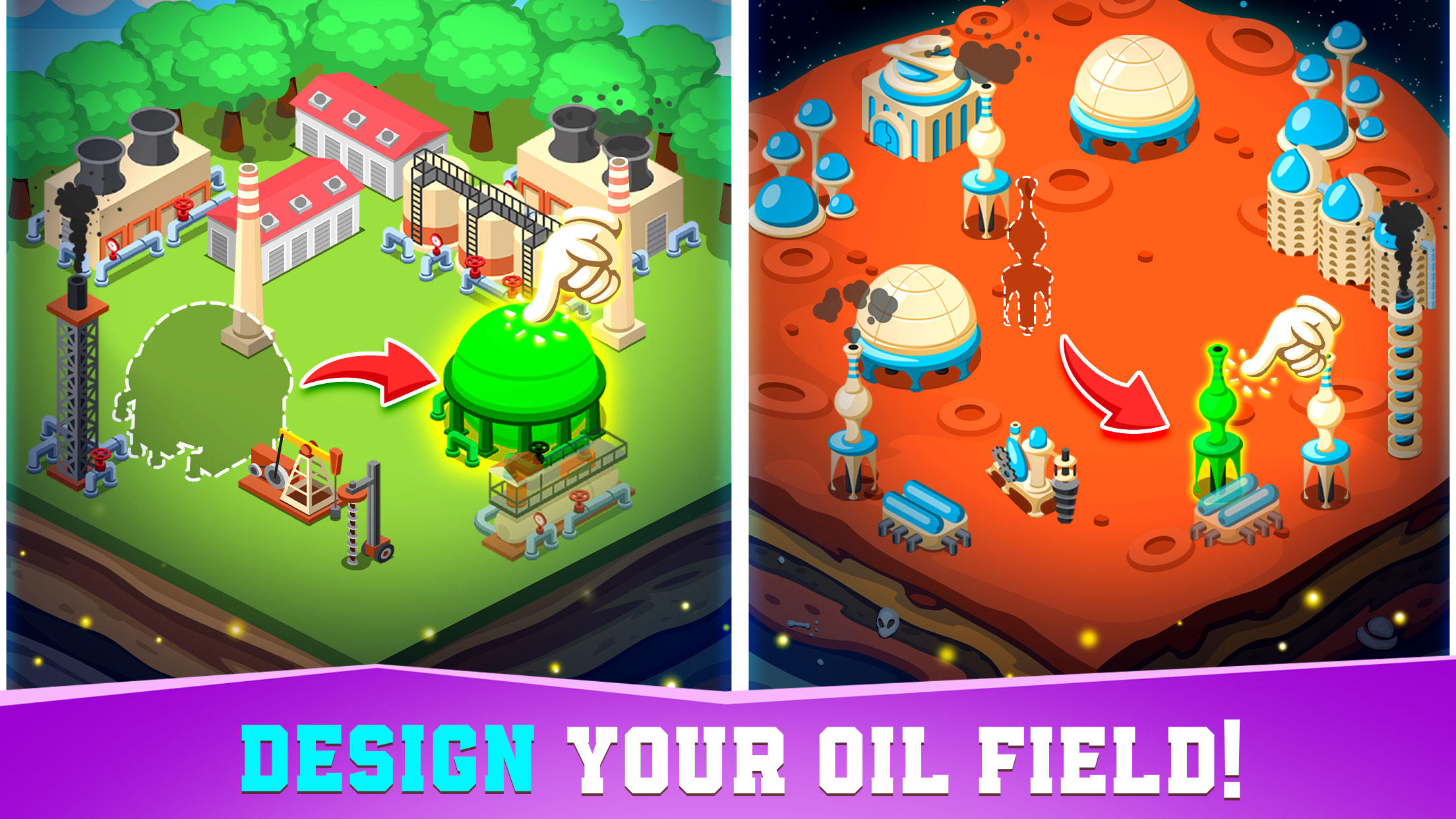 Oil Tycoon idle tap miner game Game Screenshot