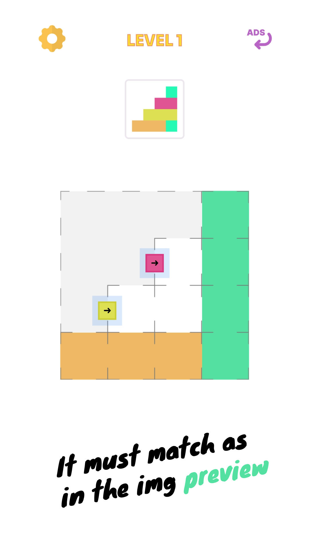 Screenshot of Color Shape: Puzzle Challenge