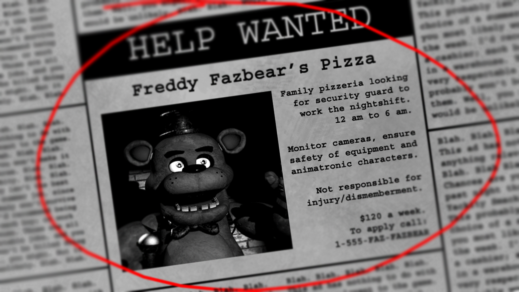 Fnaf 1 Freddy Fazbear , Png Download - Five Nights At Freddy's