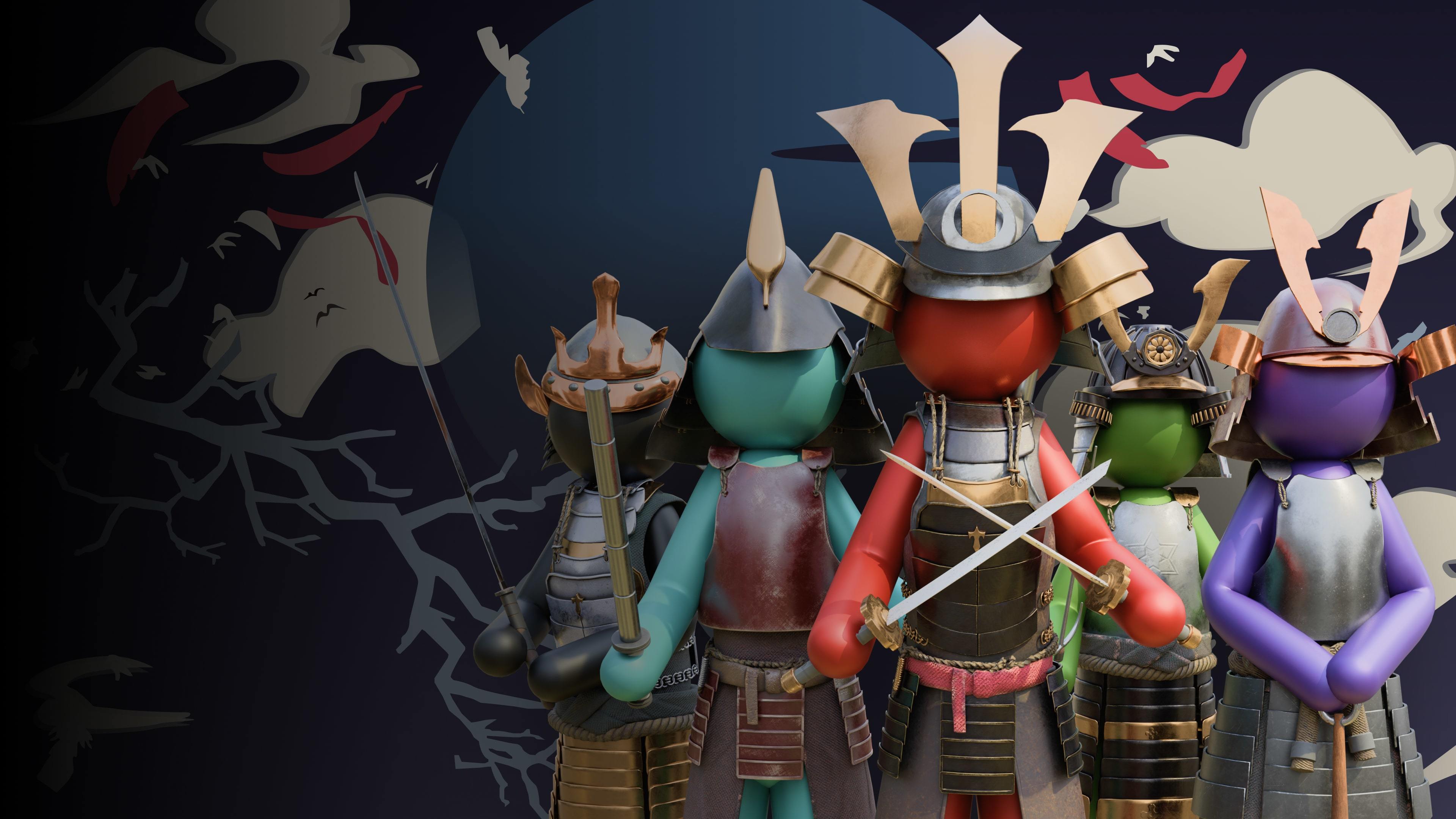 Banner of Samurai Katana Rampage: Stickman Saga 