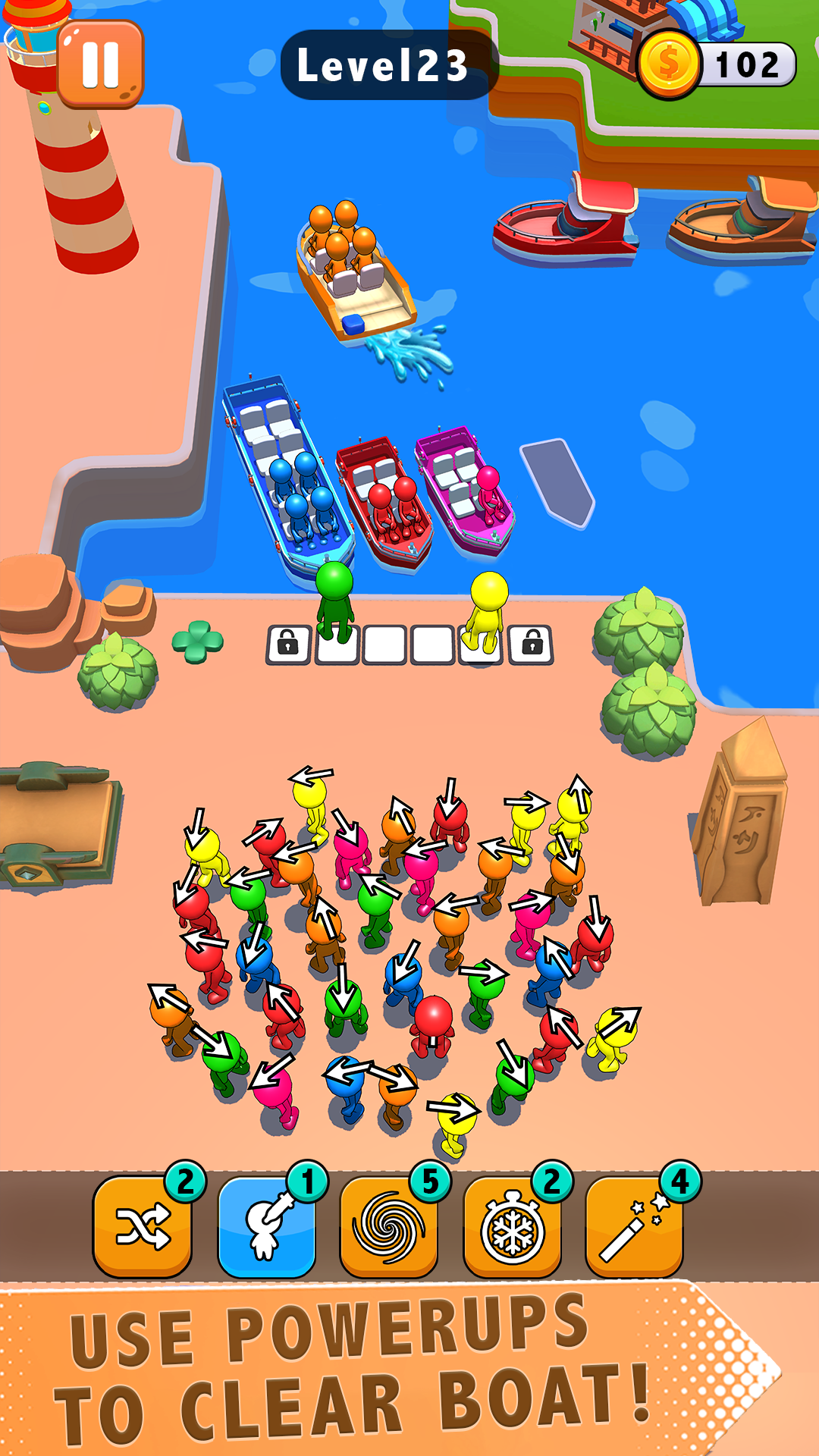 Crowd Out: Puzzle Match Game Game Screenshot