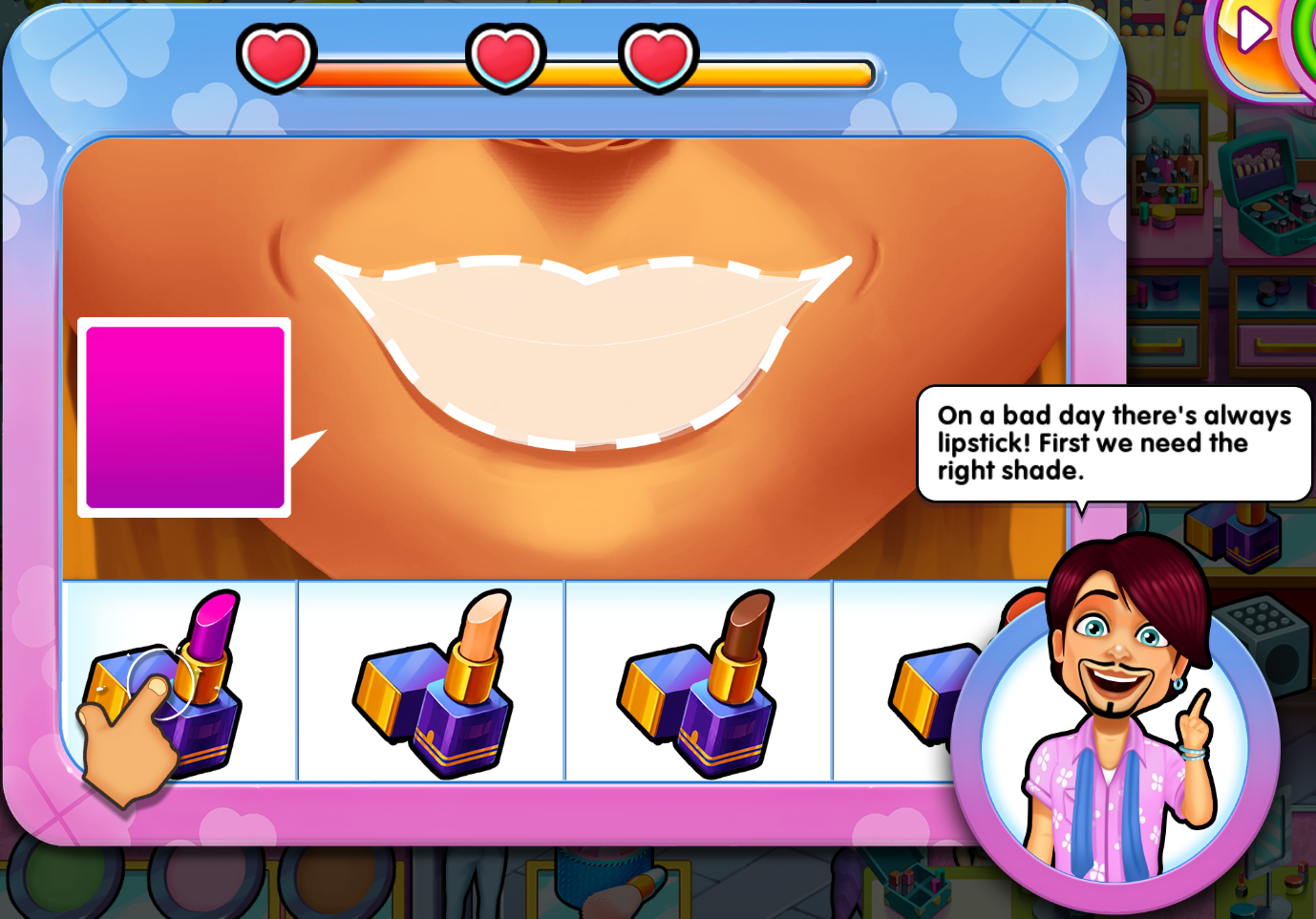 Cuplikan Layar Game Sally's Salon: Hair & Make-Up