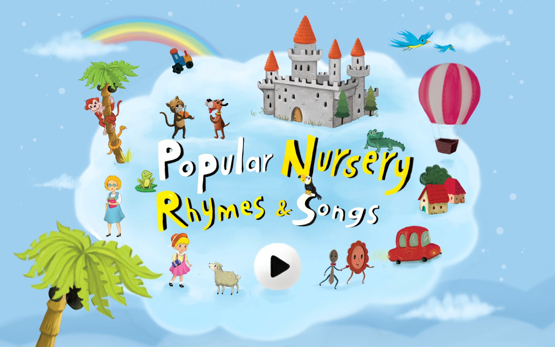 Popular Nursery Rhymes & Songs For Preschool Kids 게임 스크린 샷
