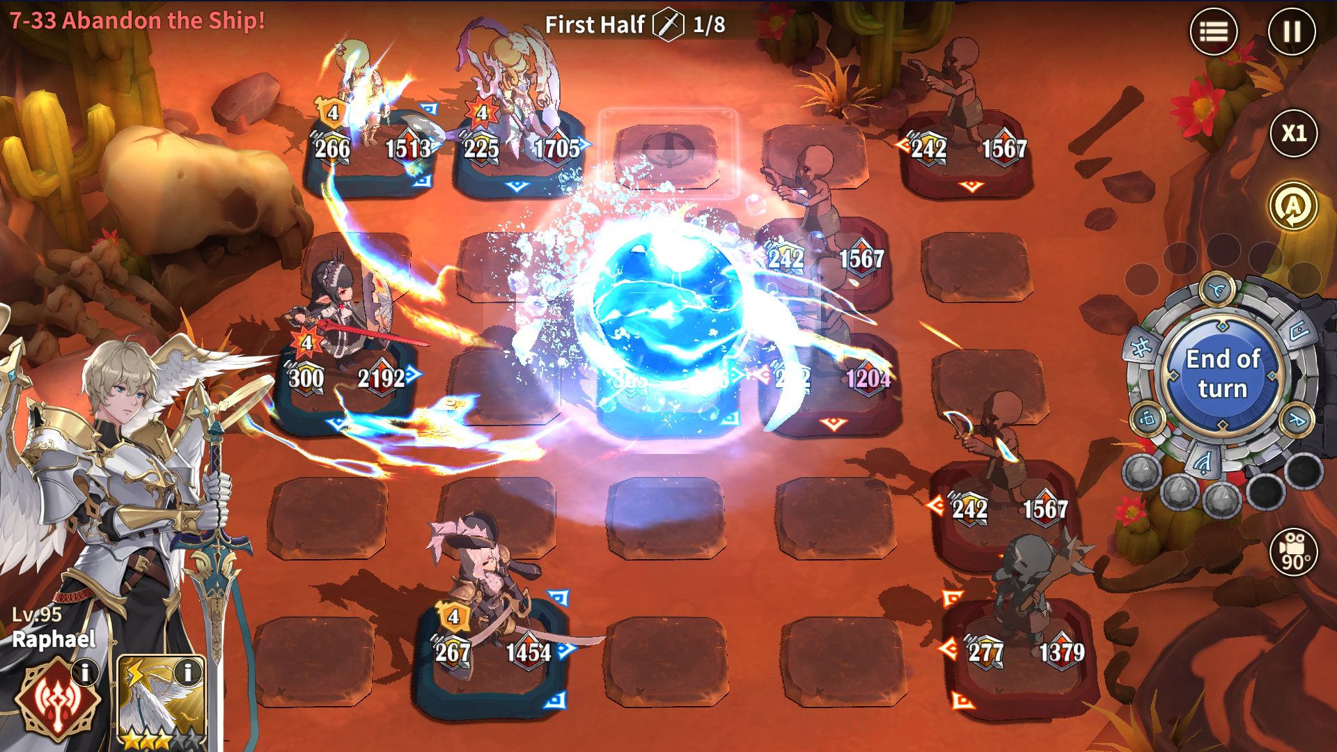 Screenshot of Master of Knights- Tactics RPG