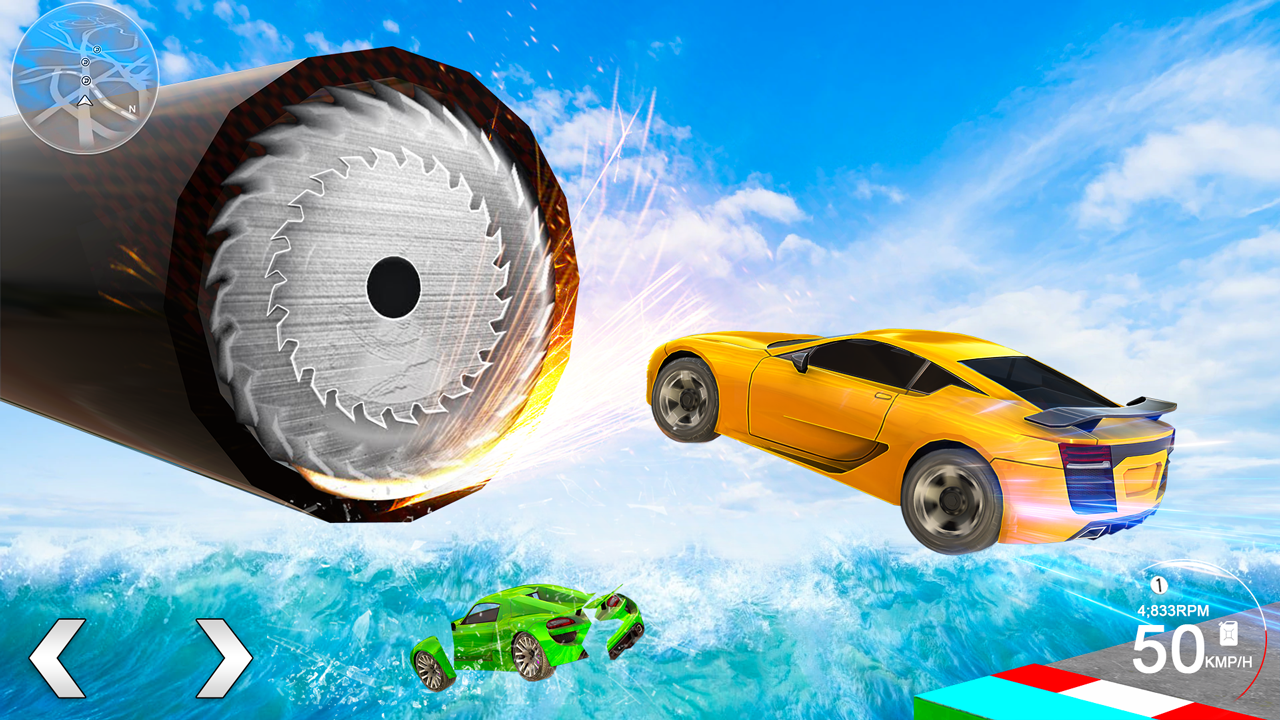 Cuplikan Layar Game GT Car Games: Mega Ramp Stunt