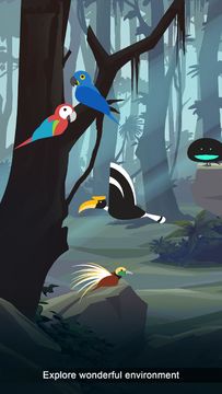 Birdstopia - Idle Bird Clicker Oasis ゲームのスクリーンショット