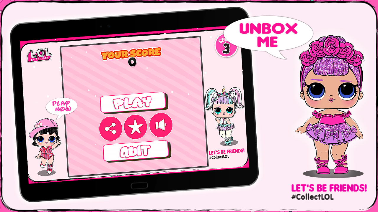 Cuplikan Layar Game LOL Game Of Collectible Ball :Dolls Surprise POP 2
