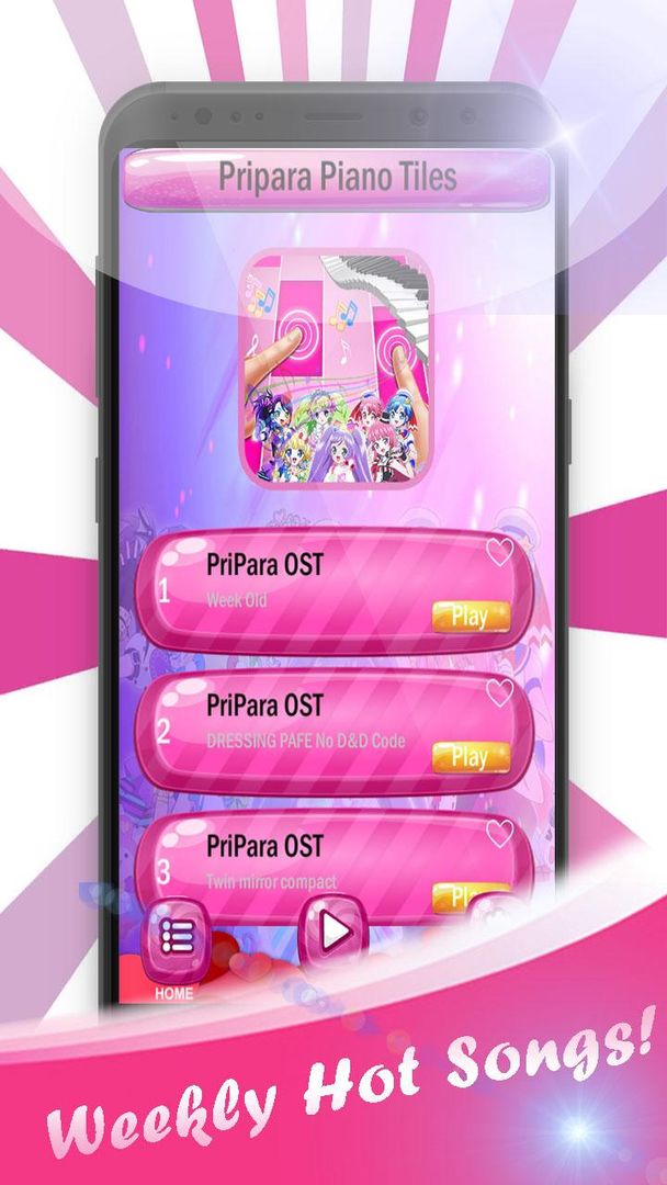 PriPara Piano Tiles screenshot game
