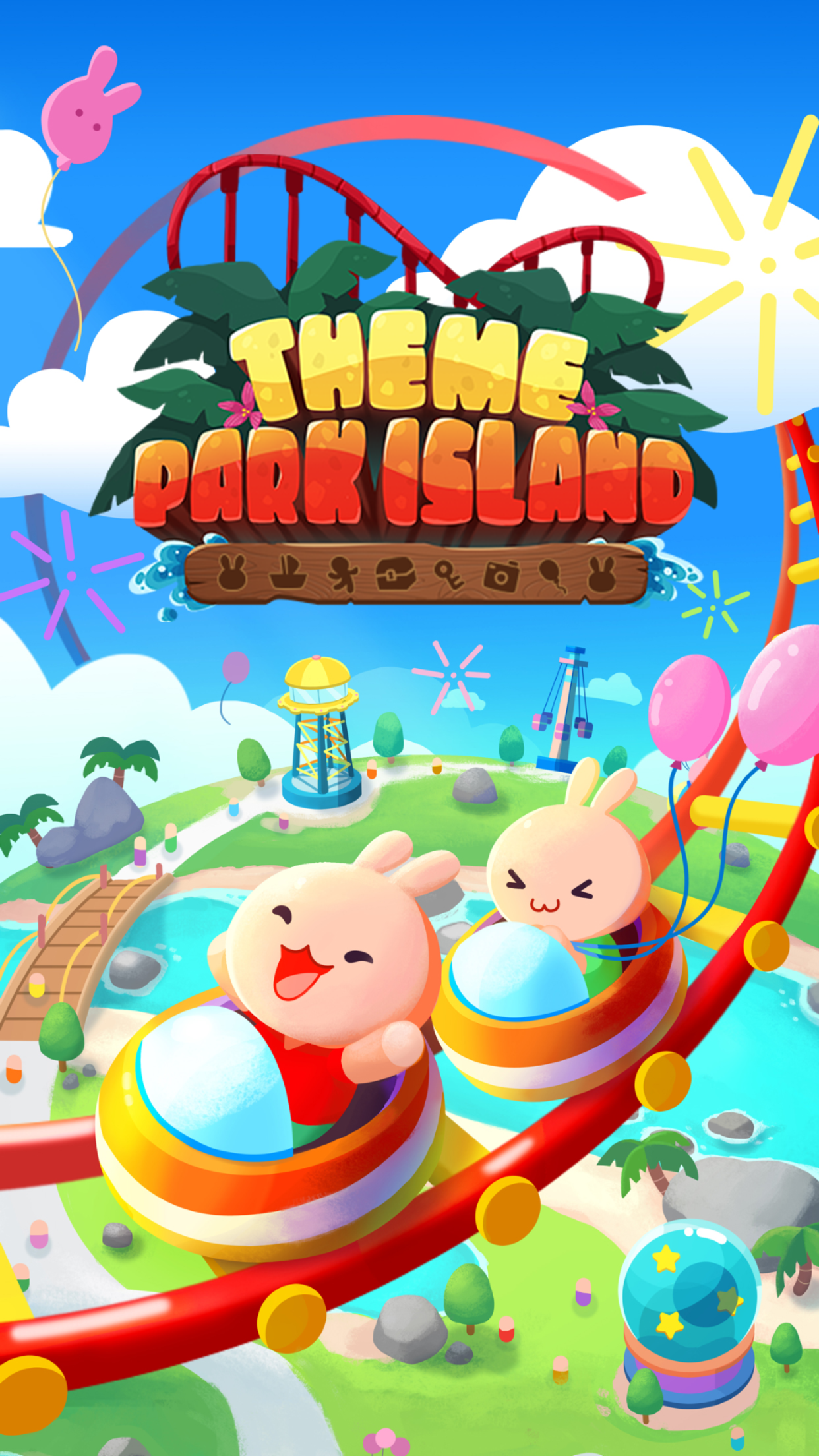 Theme Park Island Game Screenshot