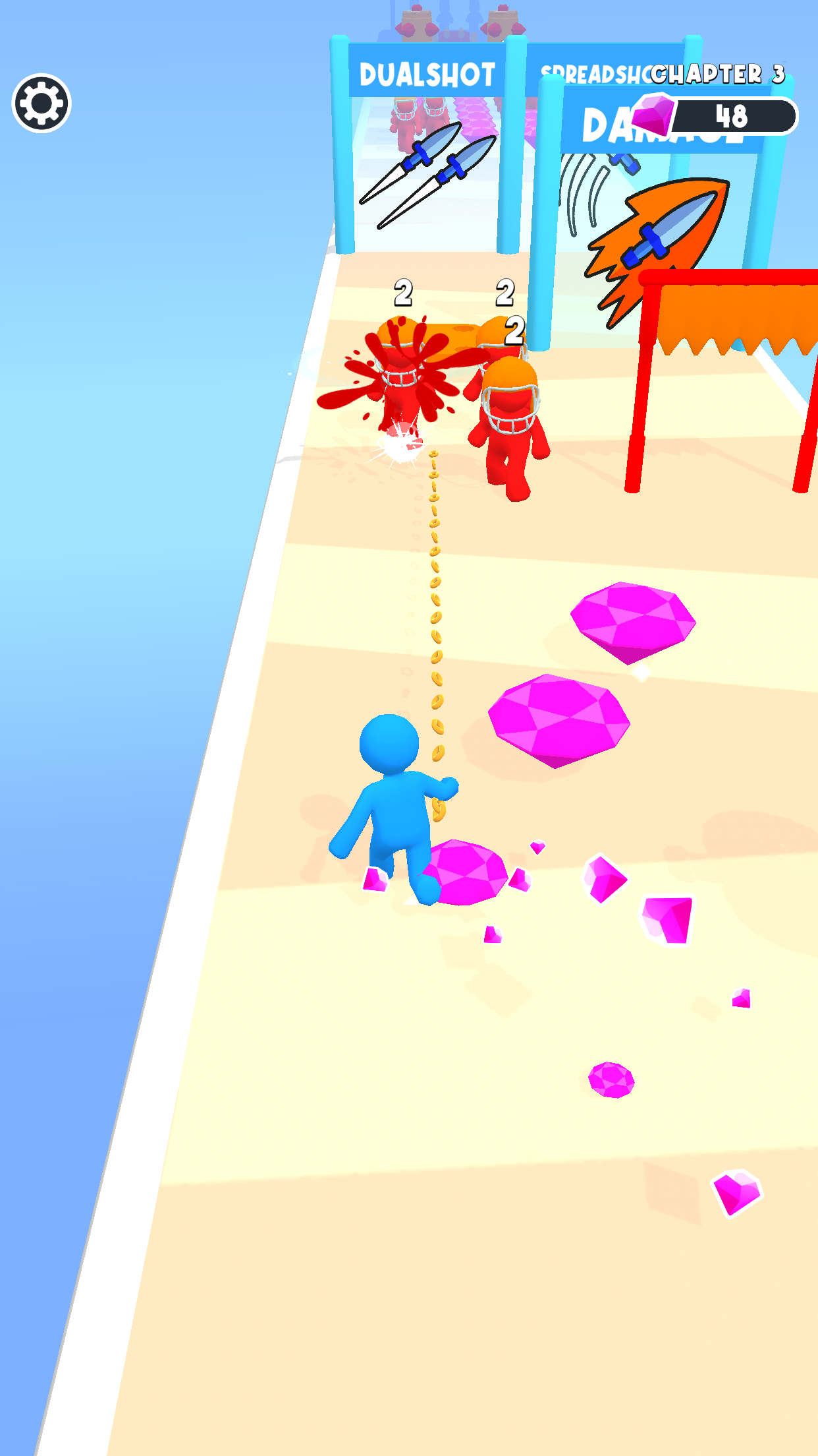 Throw and Pull ภาพหน้าจอเกม