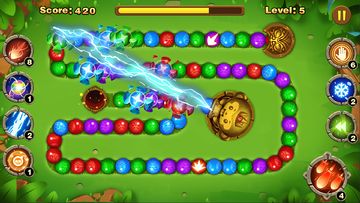 Скриншот игры Marble Blast - Monkey Shooter