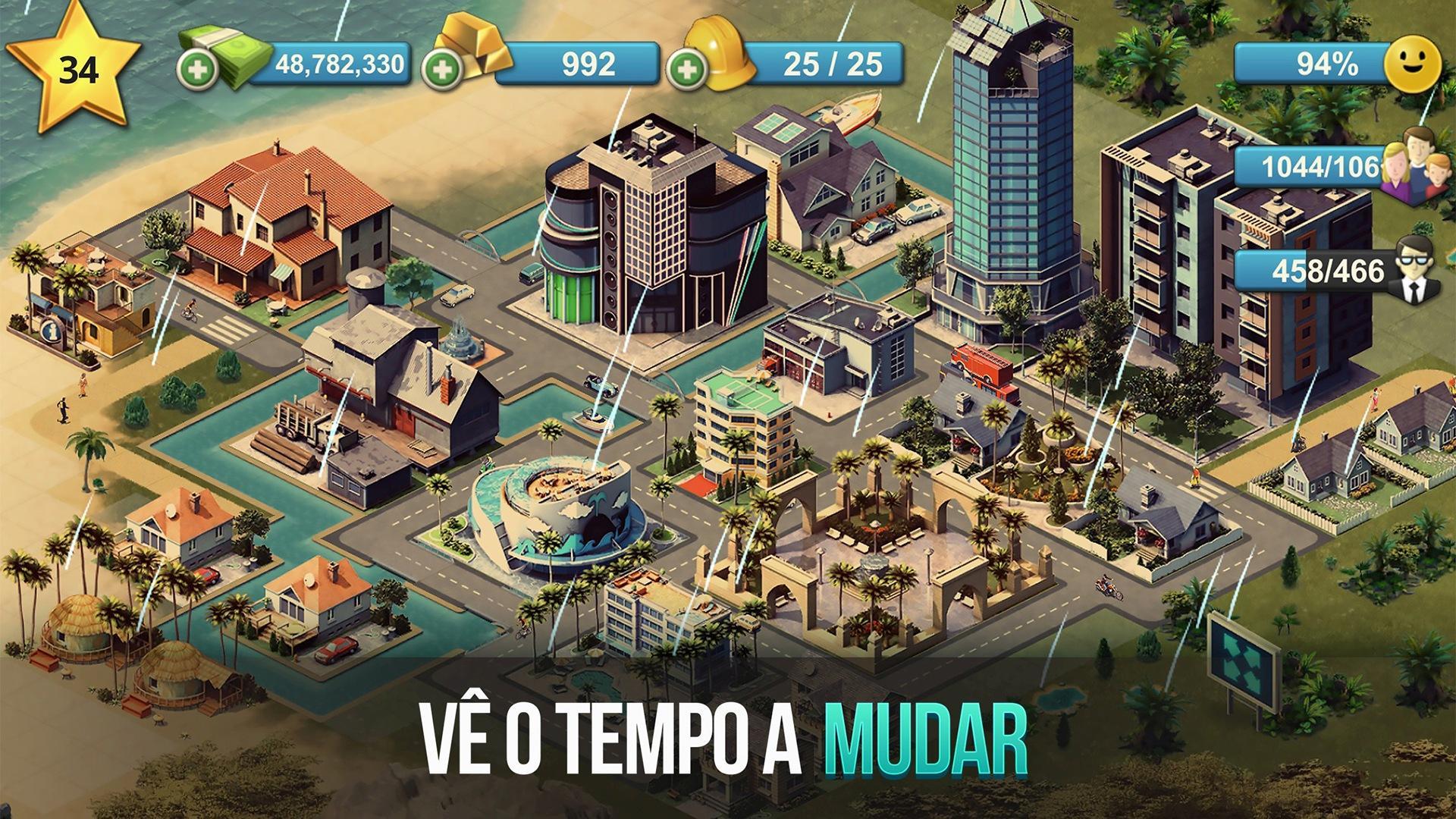 Captura de Tela do Jogo City Island: Construir Casas