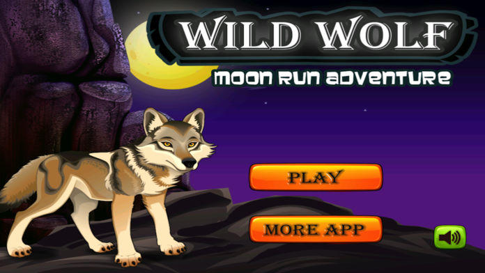 A Wild Wolf Moon Run Adventure 게임 스크린샷