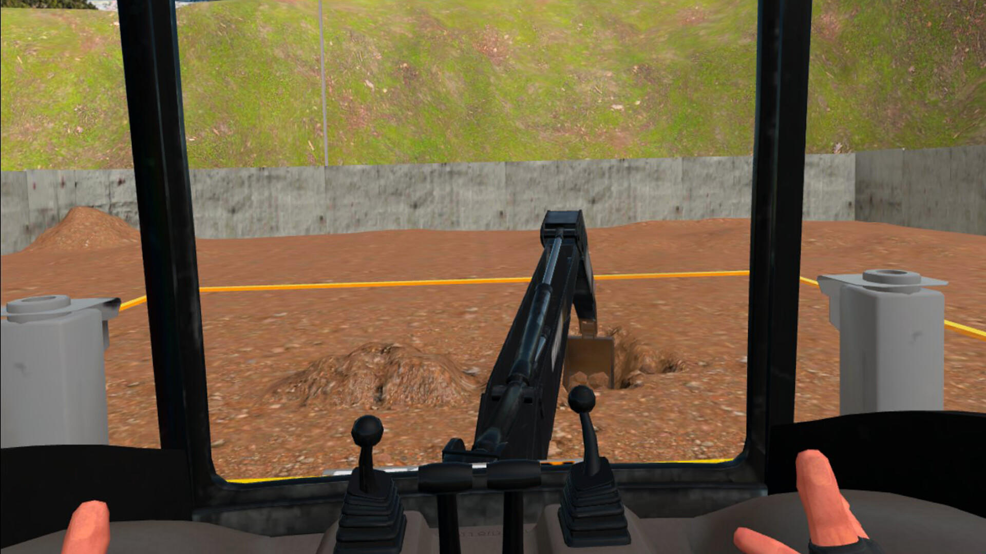 Screenshot 1 of DiggerSim - Excavator & Heavy Equipment Simulator VR 