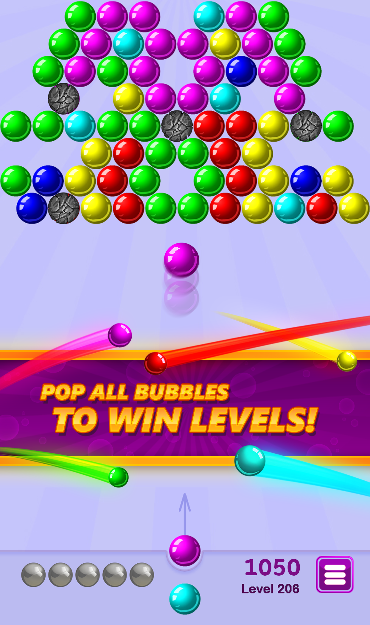 Bubble Shooter 2 - 600+ Levels Game Screenshot