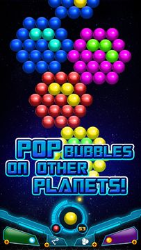 Bubble Shooter Space Pro Game Screenshot