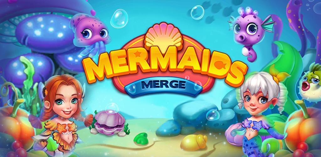 Banner of Merge Mermaids-magic puzzles 3.27.0