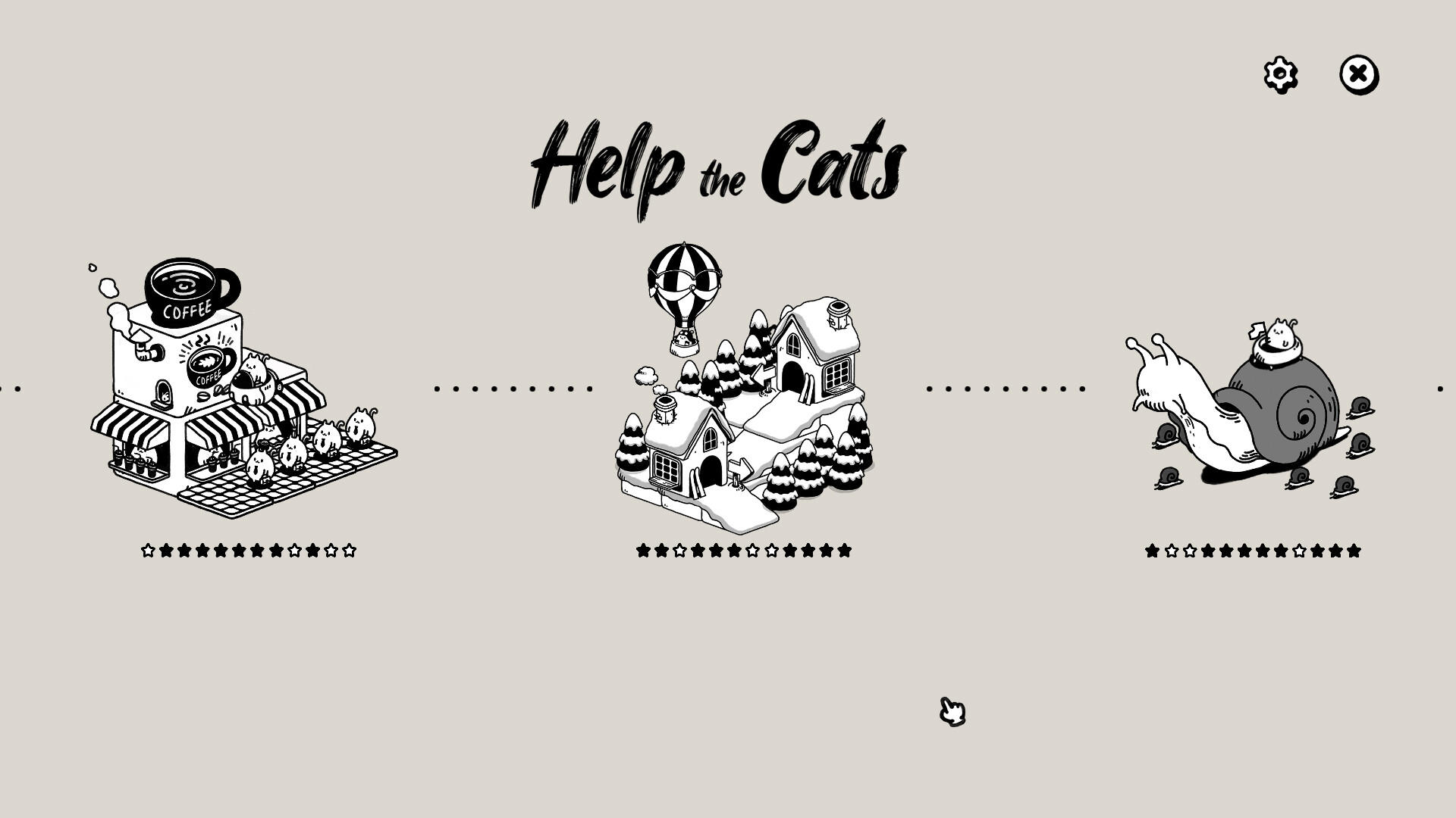 Screenshot of Help the Cats