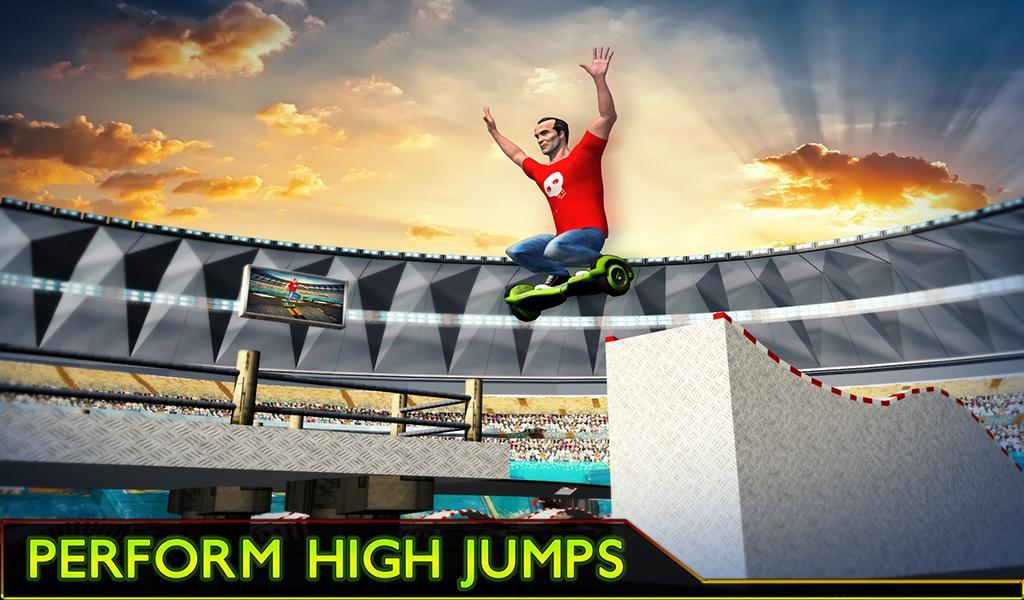 Hoverboard Stunts Hero 2016 게임 스크린샷