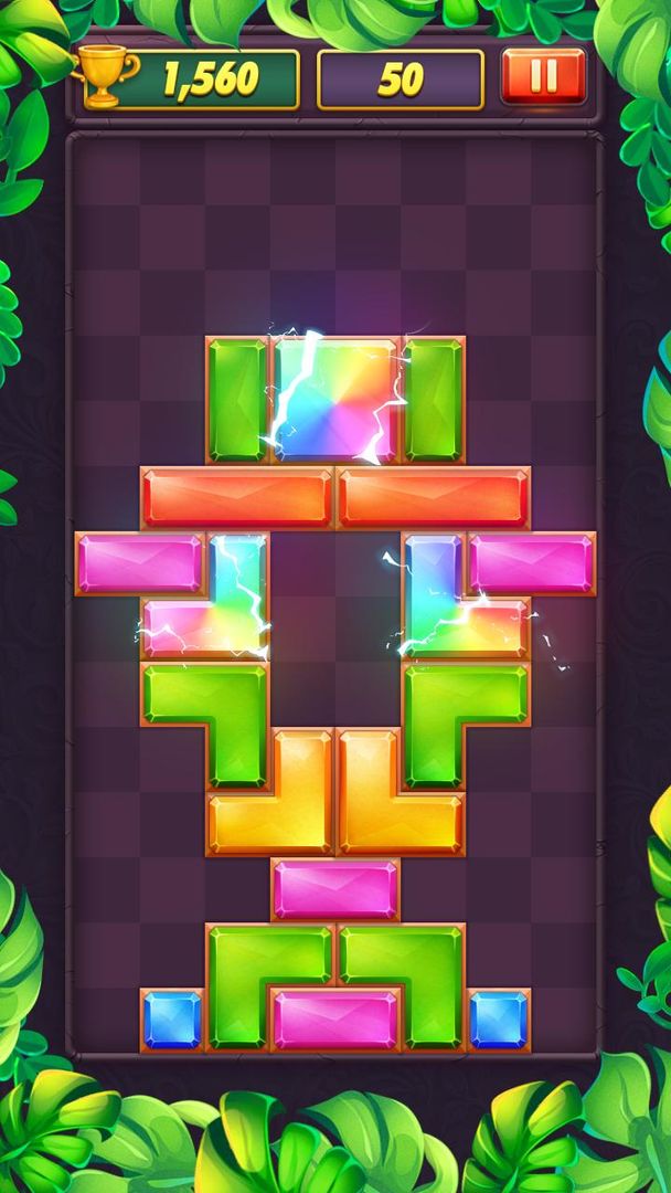 Screenshot of Jewel Brick ™ - Block Puzzle & Jigsaw Puzzle 2019