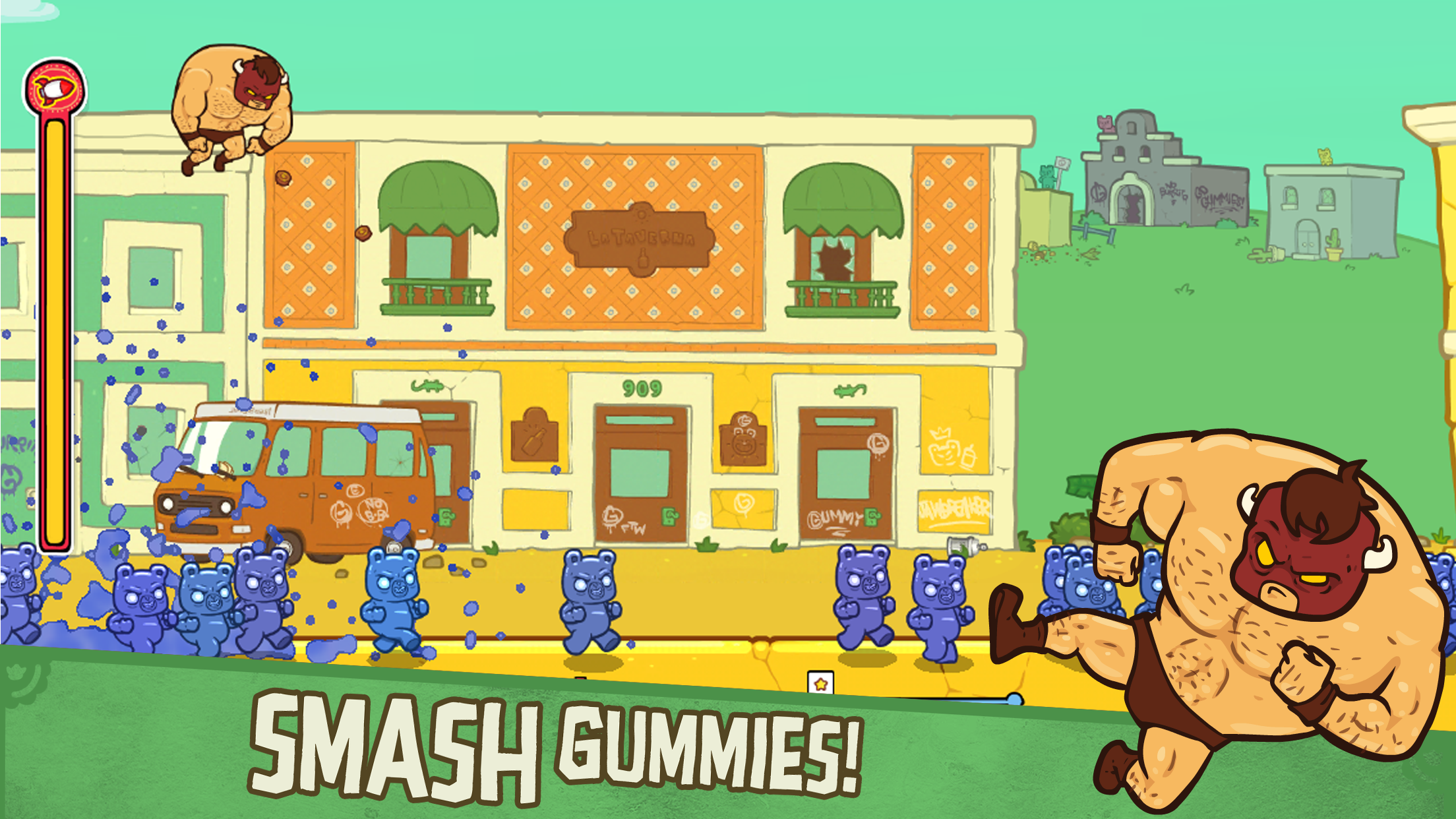 Burrito Bison: Launcha Libre Game Screenshot