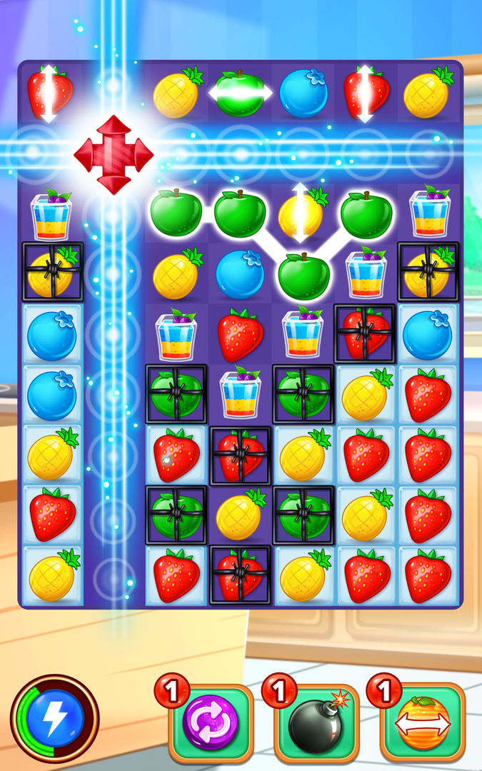 Screenshot of Gummy Paradise: Match 3 Games