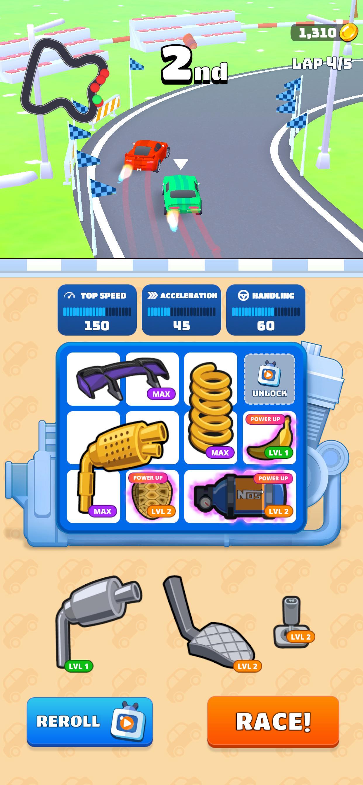 Turbo Tactics - Merge & Race Game Screenshot