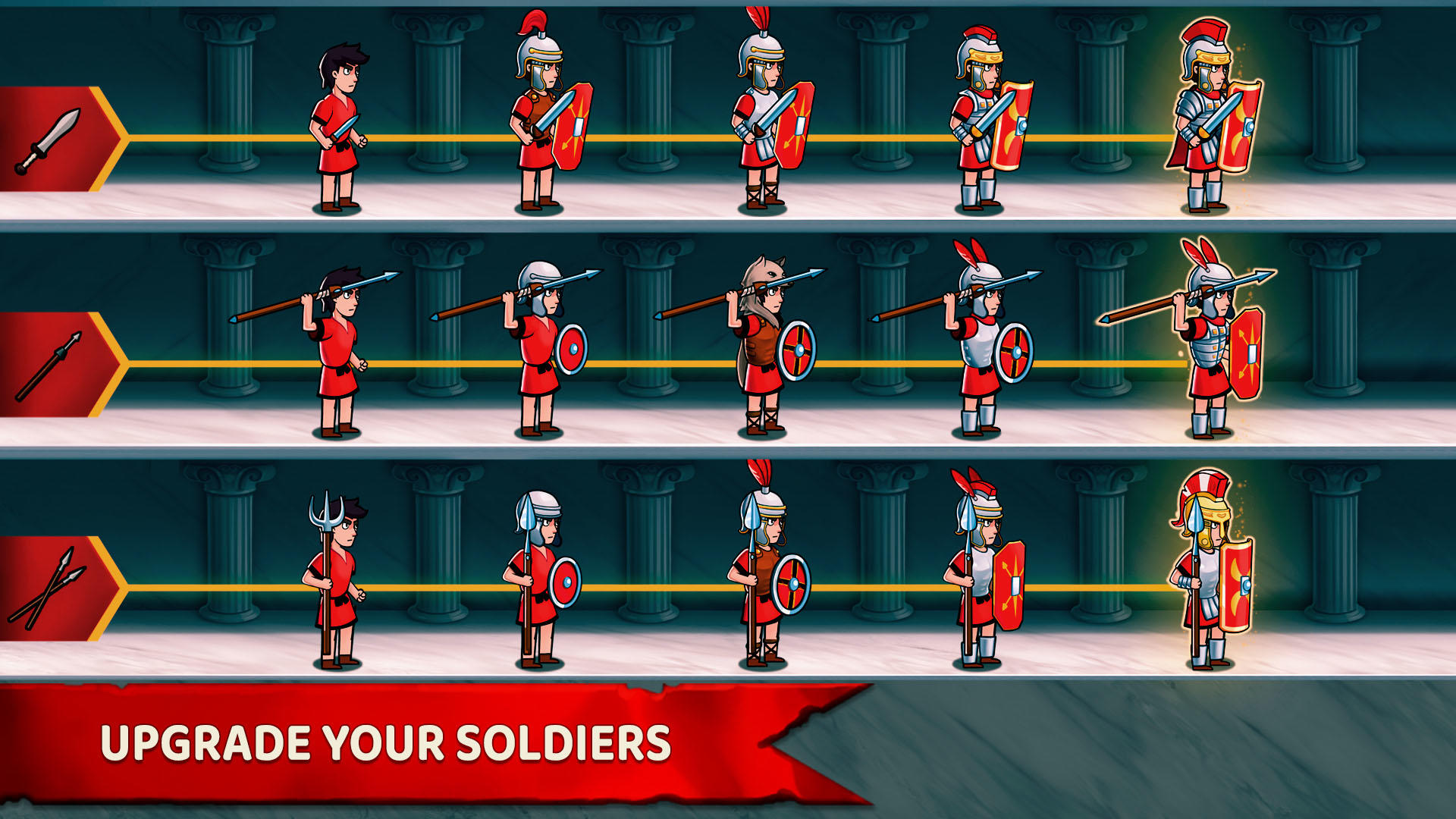 Grow Empire: Rome Game Screenshot