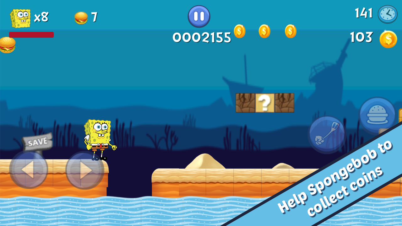 Screenshot of Spongebob Adventure World Mania
